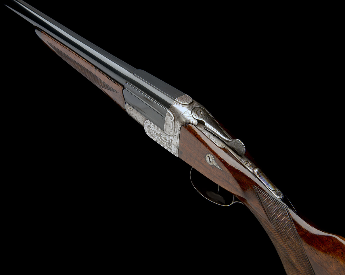 MIDLAND GUN CO. A 12-BORE SINGLE-BARRELLED SIDELOCK NON-EJECTOR, serial 112354, 28in. nitro reproved - Image 4 of 7