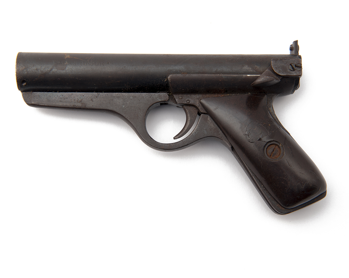 A.A. BROWN & SONS, BIRMINGHAM A SCARCE .177 CONCENTRIC PISTON AIR-PISTOL, MODEL 'ABAS MAJOR', serial