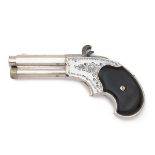 E. REMINGTON & SONS, USA A SCARCE .32 RIMFIRE (EXTRA SHORT) REPEATING POCKET-PISTOL, MODEL '