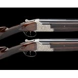 FABRIQUE NATIONALE A PAIR OF 12-BORE 'B25' DOUBLE-TRIGGER OVER AND UNDER EJECTORS, serial no.