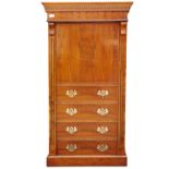 21ST CENTURY ANTIQUES A 'THE ESCRITOIRE' YEW GUN CABINET, model 302, fitted for twelve guns, the
