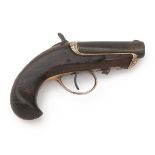 NATIONAL F.A. CO, NEW YORK A SCARCE .41 RIMFIRE AND PERCUSSION SINGLE-SHOT DERRINGER, MODEL '