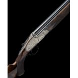 HOLLOWAY & NAUGHTON A WISEMAN-ENGRAVED 20-BORE SINGLE-TRIGGER OVER AND UNDER SIDELOCK EJECTOR,