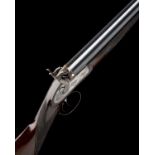 B. COGSWELL, LONDON A CASED 8-BORE PERCUSSION DOUBLE-BARRELLED PIGEON-GUN, serial no. 3579,