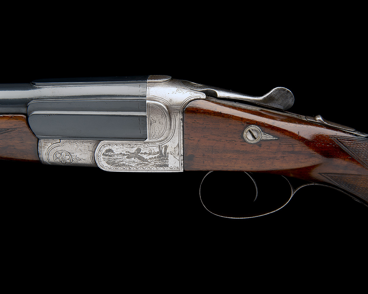 MIDLAND GUN CO. A 12-BORE SINGLE-BARRELLED SIDELOCK NON-EJECTOR, serial 112354, 28in. nitro reproved - Image 7 of 7