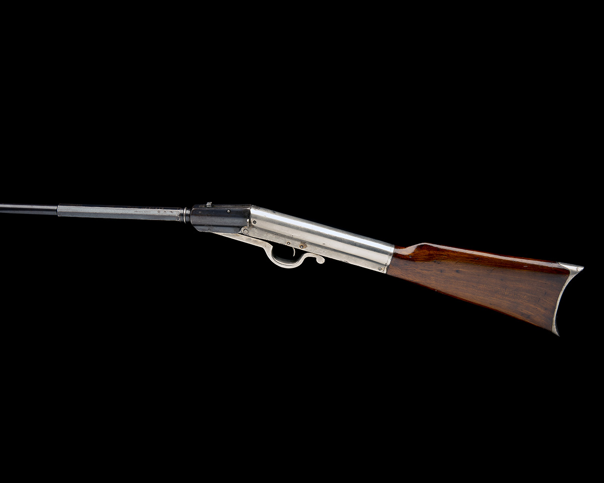 LANGENHAM, GERMANY A RARE .177 & 9mm (FLOBERT) BREAK-BARREL CONVERTIBLE AIR-RIFLE, MODEL 'ARBENZ - Image 2 of 8