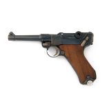 MAUSER, GERMANY A 9mm (PARA) SEMI-AUTOMATIC SERVICE-PISTOL, MODEL 'P08 LUGER', serial no. 7326,