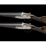 AYA A COMPOSED PAIR OF 12-BORE 'NO.2' HAND-DETACHABLE SIDELOCK EJECTORS, serial no. 558199 / 548488,