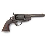 ALLEN & WHEELOCK, USA A .32 PERCUSSION FIVE-SHOT REVOLVER, MODEL 'SIDEHAMMER BELT-REVOLVER',