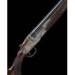WILLIAM & SON A FINE CUSACK-ENGRAVED 20-BORE SINGLE-TRIGGER OVER AND UNDER SIDELOCK EJECTOR,