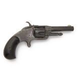 AN INTERESTING .32 RIMFIRE POCKET-REVOLVER SIGNED 'SMITH'S PATENT', serial no. 849, circa 1874, with