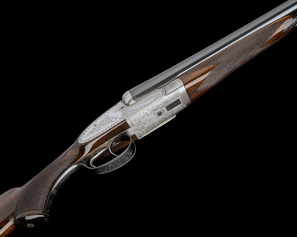 CHARLES HELLIS & SONS A 12-BORE (3IN.) SIDELOCK NON-EJECTOR PIGEON / WILDFOWLING GUN, serial no. - Image 5 of 8