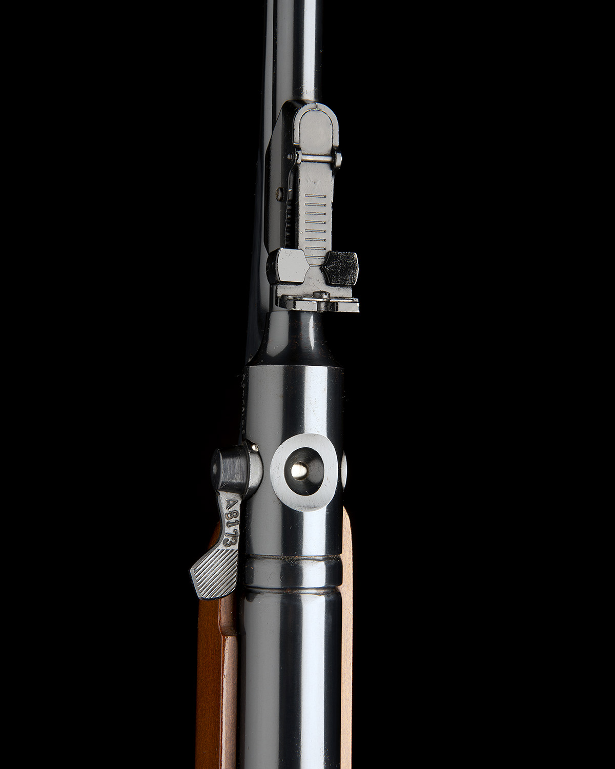 BSF, GERMANY A SCARCE BOXED .177 UNDER-LEVER AIR-RIFLE, MODEL 'S54 STANDARD', serial no. A8173 circa - Image 5 of 7