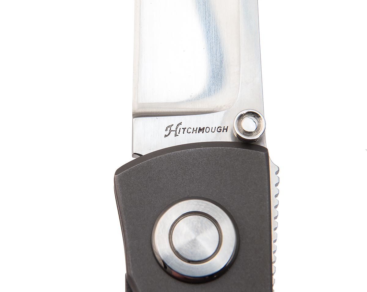 HOWARD HITCHMOUGH A BEST QUALITY FOLDING SPORTING-KNIFE, MODEL 'LINERLOCK FOLDER', recent, with - Image 2 of 2