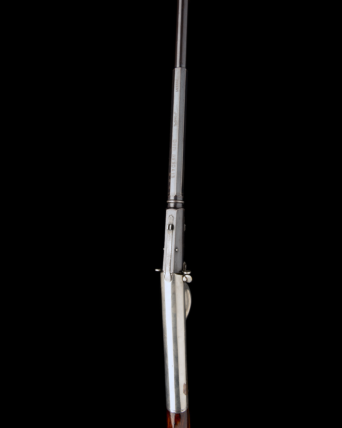 LANGENHAM, GERMANY A RARE .177 & 9mm (FLOBERT) BREAK-BARREL CONVERTIBLE AIR-RIFLE, MODEL 'ARBENZ - Image 4 of 8