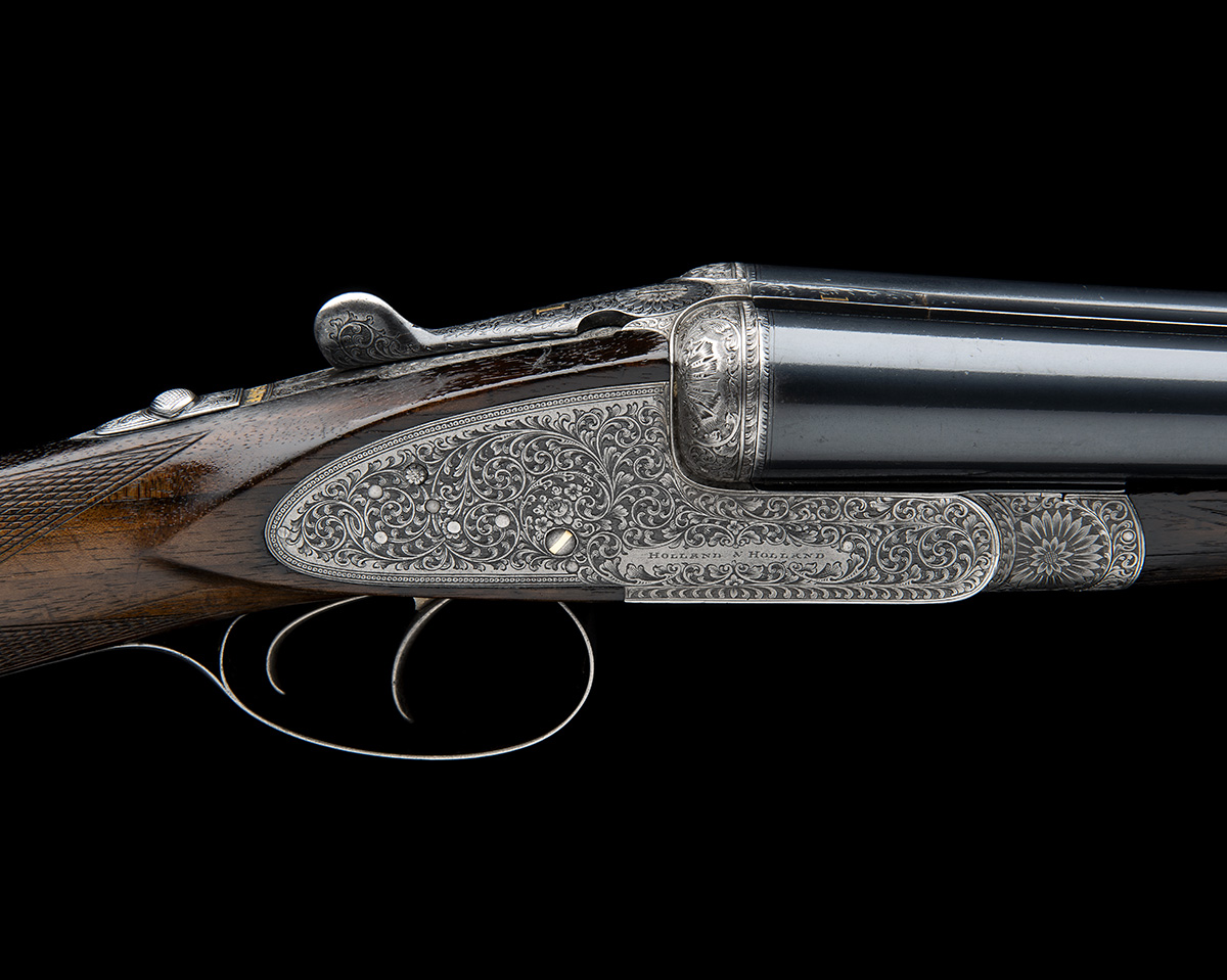 HOLLAND & HOLLAND A 12-BORE 'ROYAL' HAND-DETACHABLE SIDELOCK EJECTOR, serial no. 25966 30in. nitro - Image 4 of 8