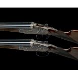 AYA A PAIR OF 20-BORE 'NO.2' HAND-DETACHABLE SIDELOCK EJECTORS, serial no. 307-98 / 308-98, 28in.