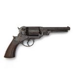 STARR ARMS, USA A SCARCE .36 SIX-SHOT DOUBLE-ACTION SERVICE-REVOLVER, MODEL '1858 NAVY', serial