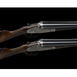 HAMMOND BROS. A COMPOSED PAIR OF 12-BORE ROUNDED-BAR SIDELOCK EJECTORS, serial no. 3146 / 4017, 28