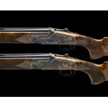 WEBLEY & SCOTT A PAIR OF LITTLE USED 20-BORE (3IN. MAGNUM) 'MOD 3000' SINGLE-TRIGGER OVER AND