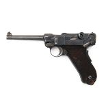 DWM, GERMANY A FINE AND RARE 7.65mm (PARA) SEMI-AUTOMATIC PISTOL, MODEL '1900 "AMERICAN EAGLE"