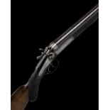 A BELGIAN .410 (2IN.) TOPLEVER HAMMERGUN, serial no. 415, 26in. black powder only bold twist barrels