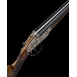 J. ROBERTS & SON A FINE K.C. HUNT-ENGRAVED 12-BORE SELF-OPENING PINLESS SIDELOCK EJECTOR, serial no.