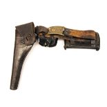 A SCARCE INDIAN WARS MILITARY RIG FOR A COLT SINGLE ACTION ARMY REVOLVER comprising of a Model