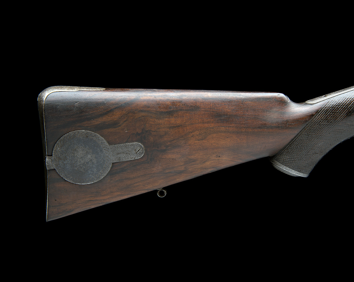E.M. REILLY & CO, LONDON A SUBSTANTIAL 12-BORE/.600 PERCUSSION CAPE-RIFLE FOR RENOVATION, serial no. - Image 6 of 8