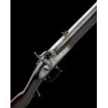 A .704 PERCUSSION SERVICE RIFLE, UNSIGNED, MODEL 'EAST INDIA CO. BRUNSWICK', no visible serial