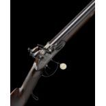 EX W. KEITH NEAL. H. TATHAM, LONDON A FINE 18-BORE FLINTLOCK DOUBLE-BARRELLED SPORTING-GUN, serial