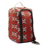 BRADLEY'S A NEW AND UNUSED CANVAS UNION JACK BOOT BAG, with canvas carry handle. â€  Please note