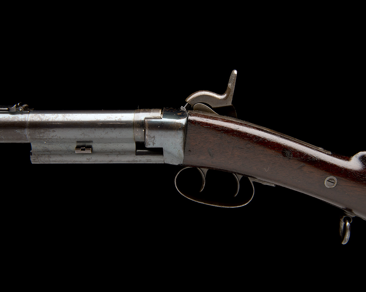 MASSACHUSETTS ARMS CO, USA A GOOD .54 CAPPING BREECH-LOADING CARBINE, MODEL 'GREENE'S PATENT BRITISH - Image 6 of 6