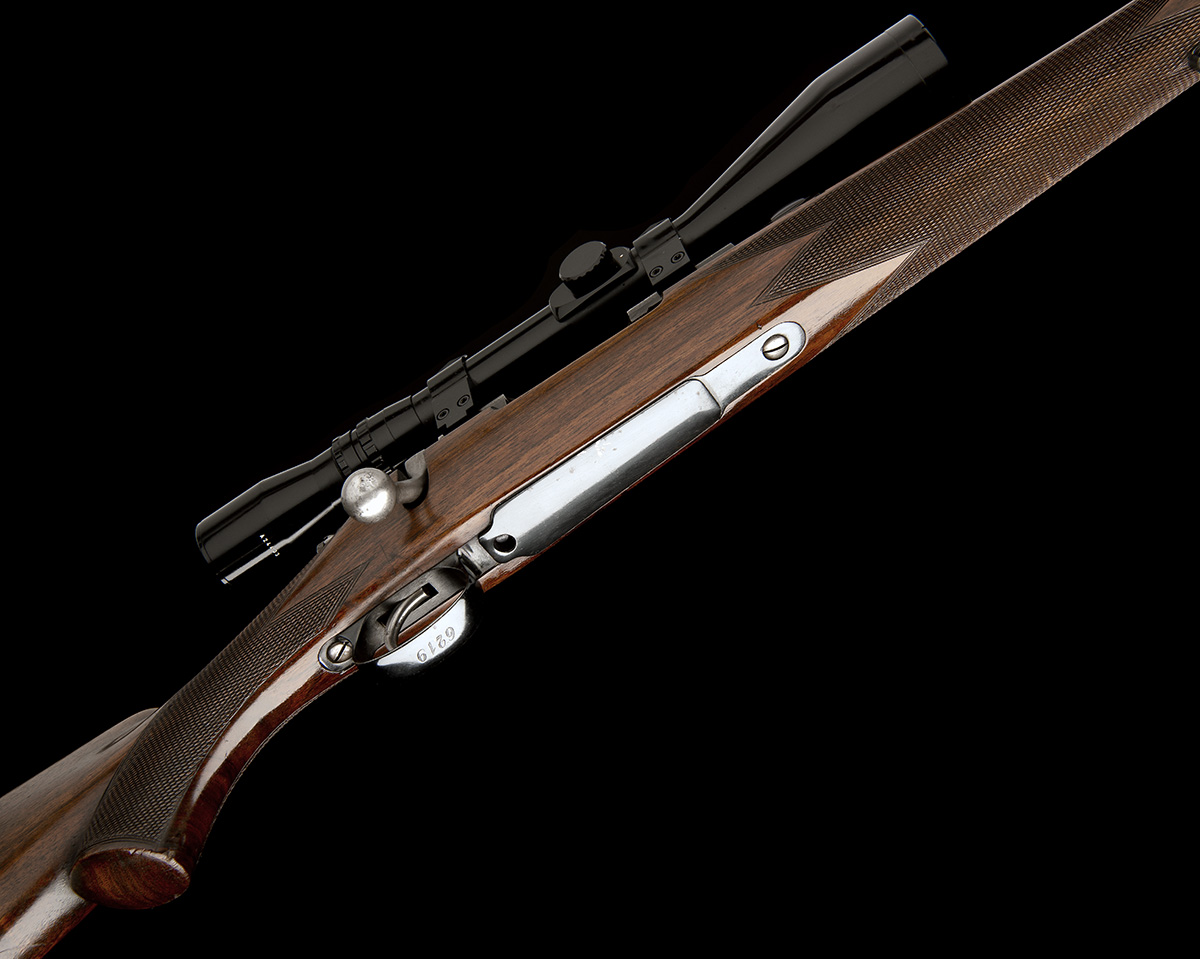 JOHN RIGBY & CO. A .308 WIN. BOLT-MAGAZINE SPORTING RIFLE, serial no. 6219, 21 3/4in. nitro barrel - Image 3 of 9