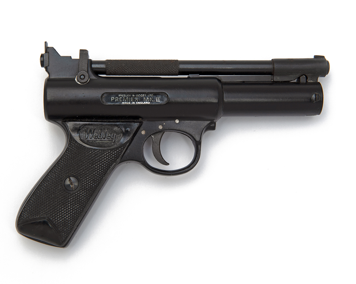 WEBLEY & SCOTT LTD, BIRMINGHAM A BOXED .177 BARREL-COCKING AIR-PISTOL, MODEL 'PREMIER MKII', batch - Image 3 of 3