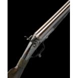 BOSS & CO. A 12-BORE ROTARY-UNDERLEVER HAMMERGUN, serial no. 2926, 30in. black powder only