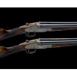 RAY WARD A FINE PAIR OF ASHFORD-ENGRAVED 20-BORE 'WOODCOCK MODEL' SINGLE-TRIGGER SELF-OPENING