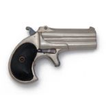 REMINGTON, USA A .41 RIMFIRE OVER-UNDER DERRINGER PISTOL, MODEL 'DOUBLE DERRINGER', serial no.