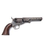 COLT, LONDON A .31 PERCUSSION FIVE-SHOT REVOLVER, MODEL 'COLT'S LONDON POCKET', serial no. 8390, for