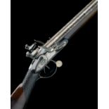 EX W. KEITH NEAL, TWIGG, LONDON A GOOD 18-BORE FLINTLOCK DOUBLE-BARRELLED SPORTING-GUN, no visible