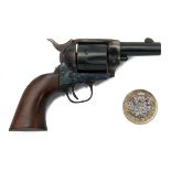 A. UBERTI, ITALY A SCARCE MINIATURE MODEL REVOLVER, MODEL 'COLT SHERIFF', serial no. 2082, with