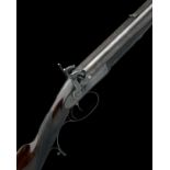 PURDEY, LONDON A FINE CASED 16-BORE PERCUSSION DOUBLE-RIFLE, serial no. 2864, for 1837, with browned