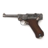 MAUSER, GERMANY A GOOD 9mm (PARA) SEMI-AUTOMATIC SERVICE-PISTOL, MODEL 'P08 LUGER', serial no. 8349,