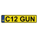 PERSONALISED REGISTRATION 'C12 GUN', held on retention certificate.