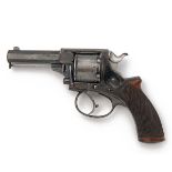 W. TRANTER, BIRMINGHAM A SCARCE .430 SIX-SHOT REVOLVER, MODEL '1868 ARMY WITH LONG-EJECTOR',