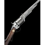 COLT, USA A RARE .525 PERCUSSION REVOLVING CARBINE, MODEL '1839 PATERSON WITH ATTACHED LEVER',