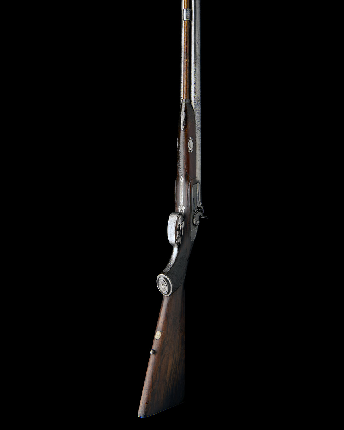 E.M. REILLY & CO, LONDON A SUBSTANTIAL 12-BORE/.600 PERCUSSION CAPE-RIFLE FOR RENOVATION, serial no. - Image 5 of 8
