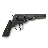 DOOLEY, LIVERPOOL AN 80-BORE PERCUSSION FIVE-SHOT REVOLVER, MODEL 'WEBLEY'S WEDGE-FRAME TYPE',