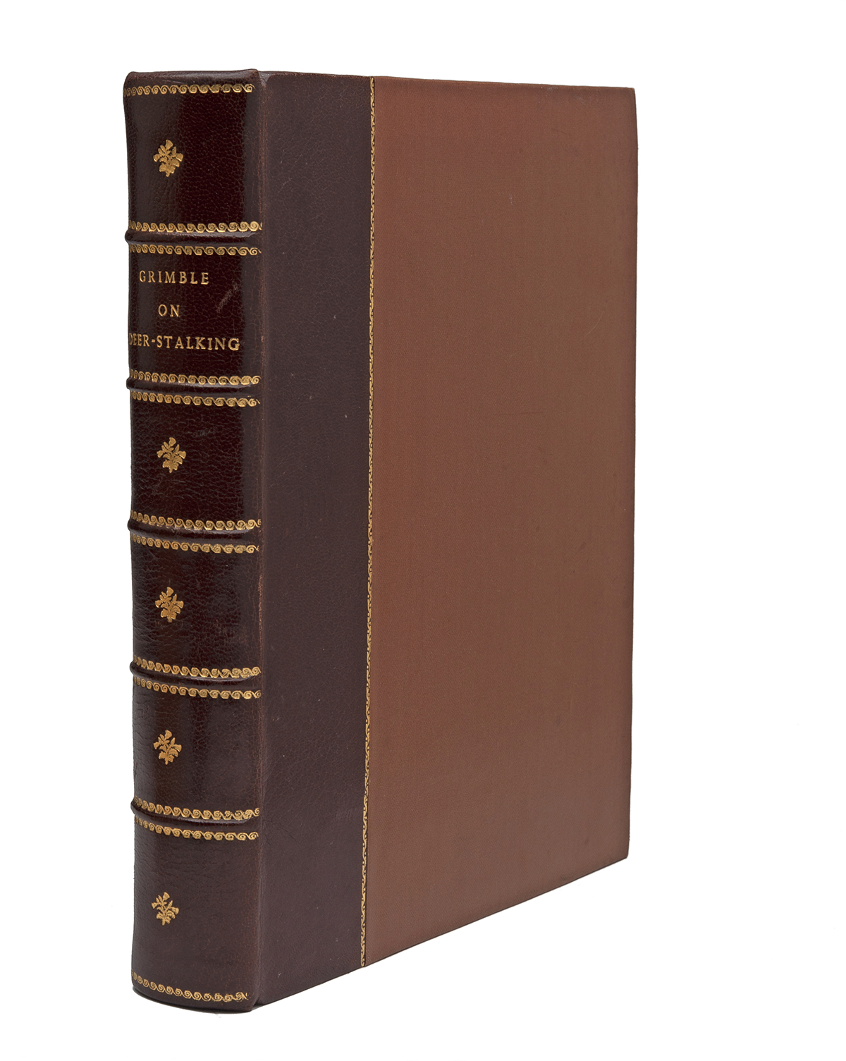 AUGUSTUS GRIMBLE 'DEER STALKING', Chapman and hall Ltd. London, 1888, 308 pages, first page with 'To