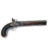 H.W. MORTIMER, LONDON A .650 FLINTLOCK OFFICER'S PISTOL, serial no. 1516, circa 1795 and in the